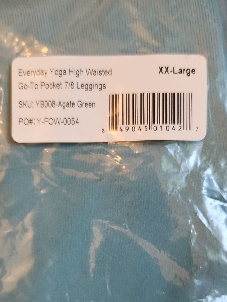 Everyday Yoga High Waisted Go-To Pocket Leggings - Aqua Green — image 3 of 8